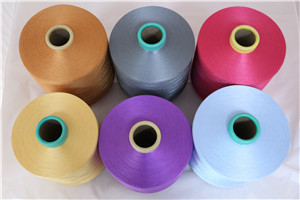 polyester textured yarn color yarn