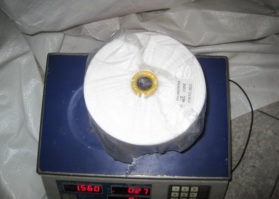 50s / 2 Raw White Polyester Spun Yarn For Silk Sewing Thread