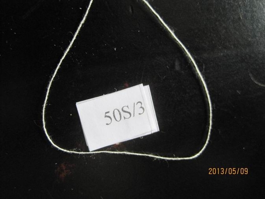 Raw White 100% Polyester Ring Spun Yarn For Sewing Thread