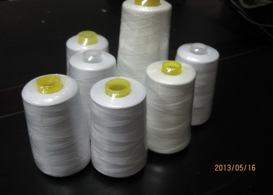 100% Polyester Tfo White Sewing Thread , 40s/2 4000 Meters