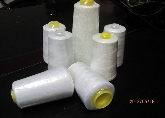 100% Polyester Tfo White Sewing Thread , 40s/2 4000 Meters