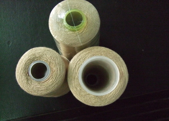 Low Shrinkage Dyeing Leather Sewing Thread , Polyester 20s/2 3000yards