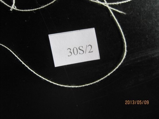 30s/2 Polyester Ring Spun Yarn , Raw White Polyester Thread