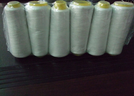 30s 100% Ring Spun Polyester Yarn High Tenacity , Pink Orange