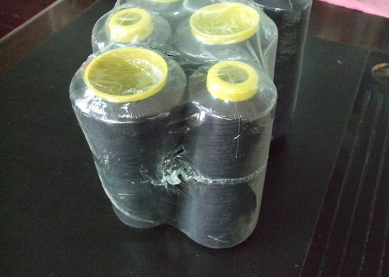 30s 100% Ring Spun Polyester Yarn High Tenacity , Pink Orange