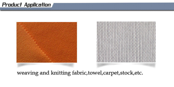 Dope 100% Polyester Ring Spun Polyester Yarn / Knitting Yarn