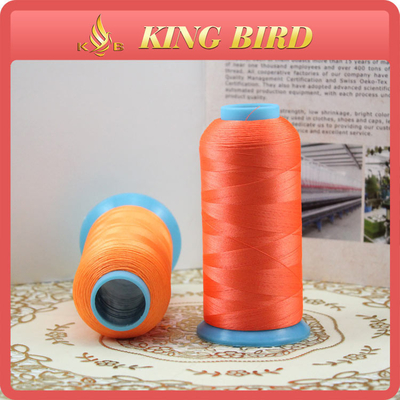 2000m cone Polyester Filament Yarn For Machine Embroidery Mercerized