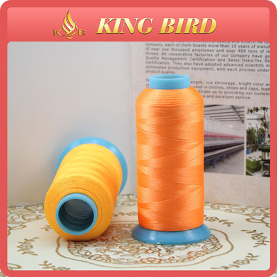 2000m cone Polyester Filament Yarn For Machine Embroidery Mercerized