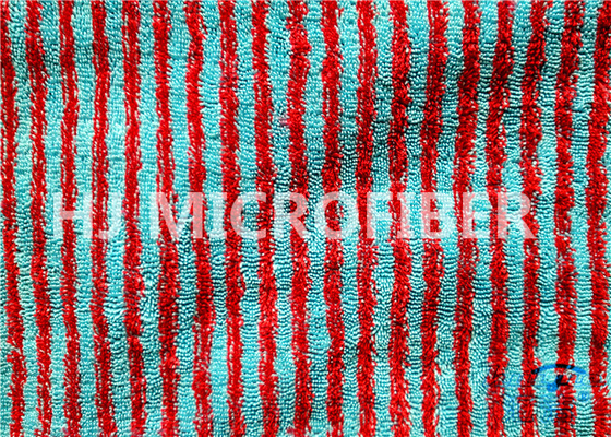 Knitted 100% Polyester Microfiber Fabric / Industrial Mopping Cloth Fabric