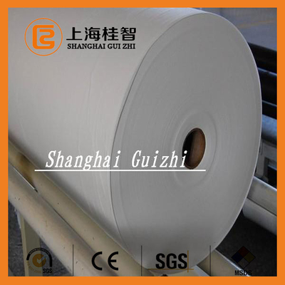 White Polyester Non Woven Fabric Cotton Nonwoven Raw Material Customised