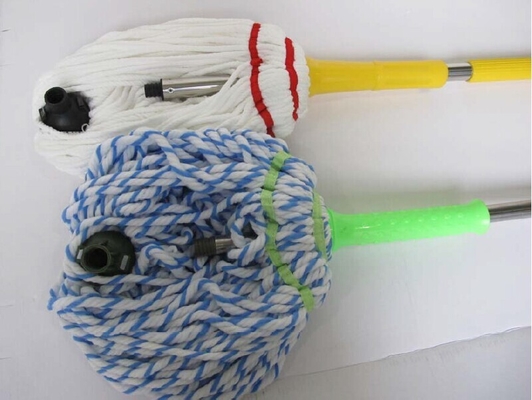Ultra - soft Polyester Microfiber Clean Twist Mop Looped End with swivel end cap