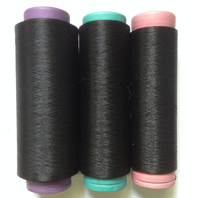 DTY150D/48F, DDB, SD, HIM, A, 100% POLYESTER TEXTURED YARN, SEMI DULL, HIGH INTERMINGLED,