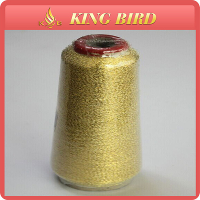 High tenacity metallic  yarn of 125 grams per cone / metallic knitting yarn