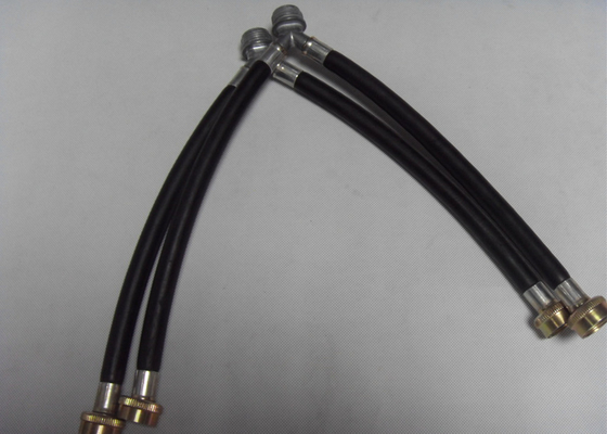 Black Inlet 1/2 Inch Garden , Hose Spiral Water Hose EPDM Y Mixer