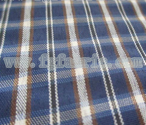 Polyester check yarn dyed fabric CWC-004