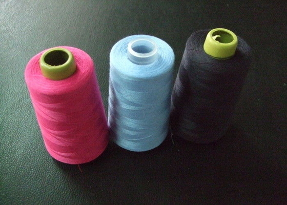  100% Polyester 40s / 2  White Sewing Thread ,  Heat Treated Raw 
